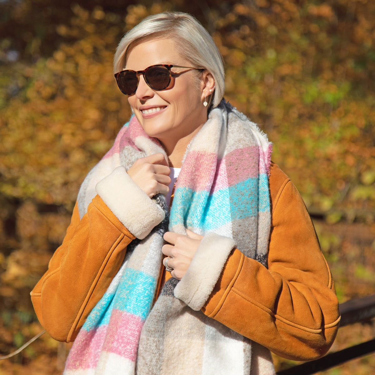 Blocks of Color Chunky ScarfScarves & BandanasTorqelo.com