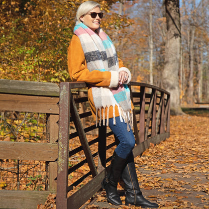 Blocks of Color Chunky ScarfScarves & BandanasTorqelo.com