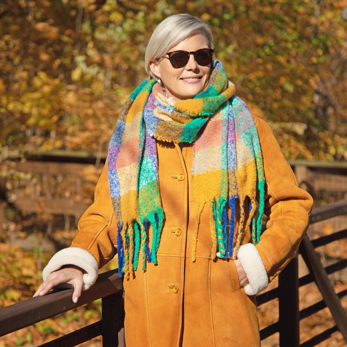 Blocks of Color Chunky ScarfScarves & BandanasTorqelo.com
