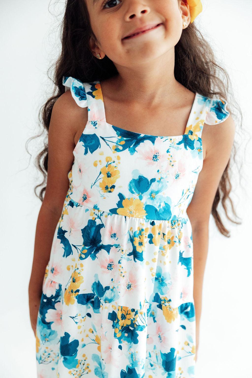 Blooming Buttercups Ruffle Maxi DressMaxi DressTorqelo.com