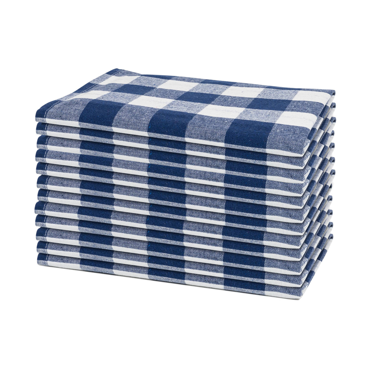Plaid cotton dinner napkins – view 9