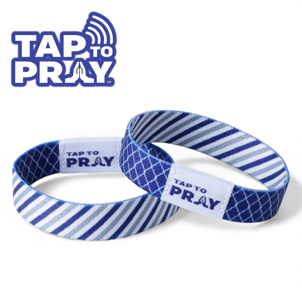 Graphite & Ink Tap to Pray Wristband by Rust & Cinder
