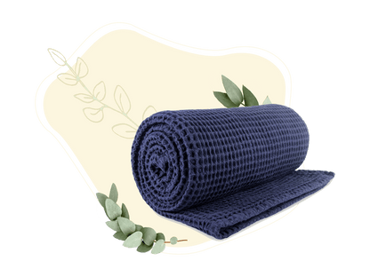 Cotton waffle weave throw – view 4