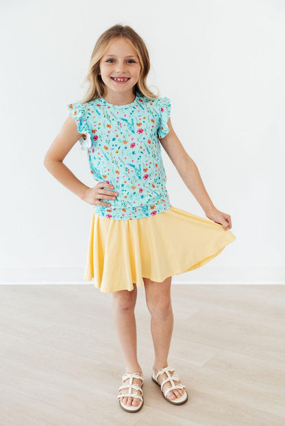 Bluebell Breeze S/S Ruffle TeeRuffle Tee S/STorqelo.com