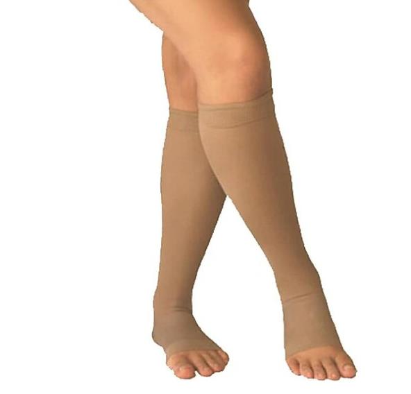 Bluewell Below-Knee Open-Toe Compression Stocking Size 4 by Beauty Care Bag