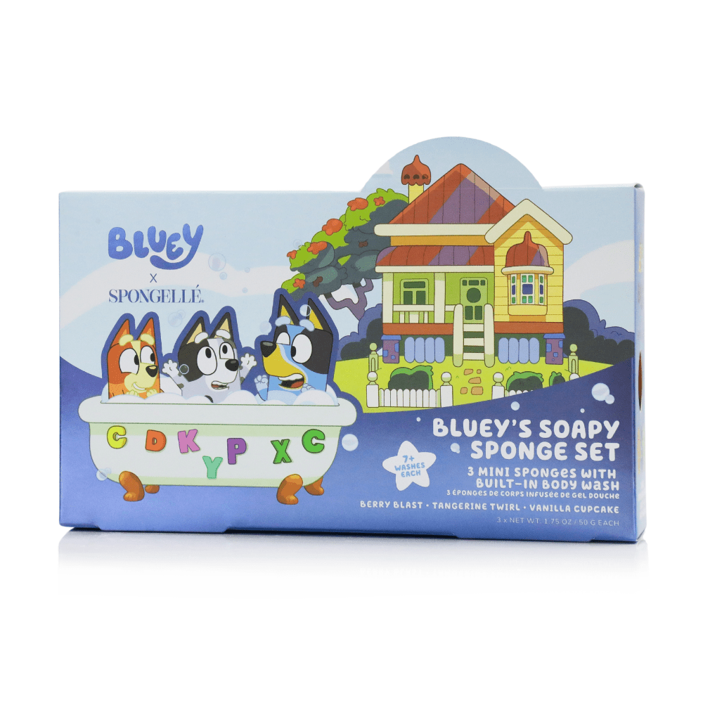 Bluey Body Wash Infused Buffer Gift SetBody Wash Infused BufferTorqelo.com