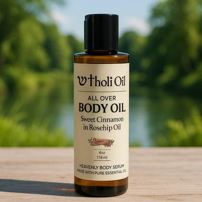 Tholi Oil All Over Body Oil - Made with Almond Oil, Rosehip Oil and Tholi Essential Oils with Vitamin E by Tholi Oil