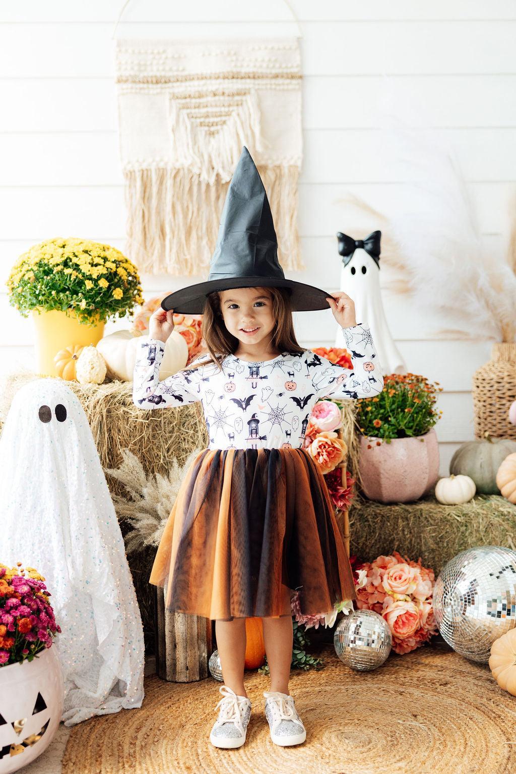 Boo-tiful Halloween L/S Tutu DressTutu Dress L/STorqelo.com