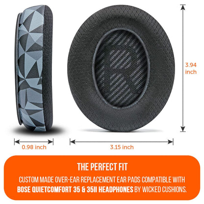 Bose QC35 Cooling Gel Earpads - WC FreeZeCooling Gel Ear PadsTorqelo.com