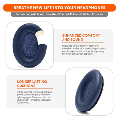Bose QC45 Replacement Ear PadsEar PadsTorqelo.com