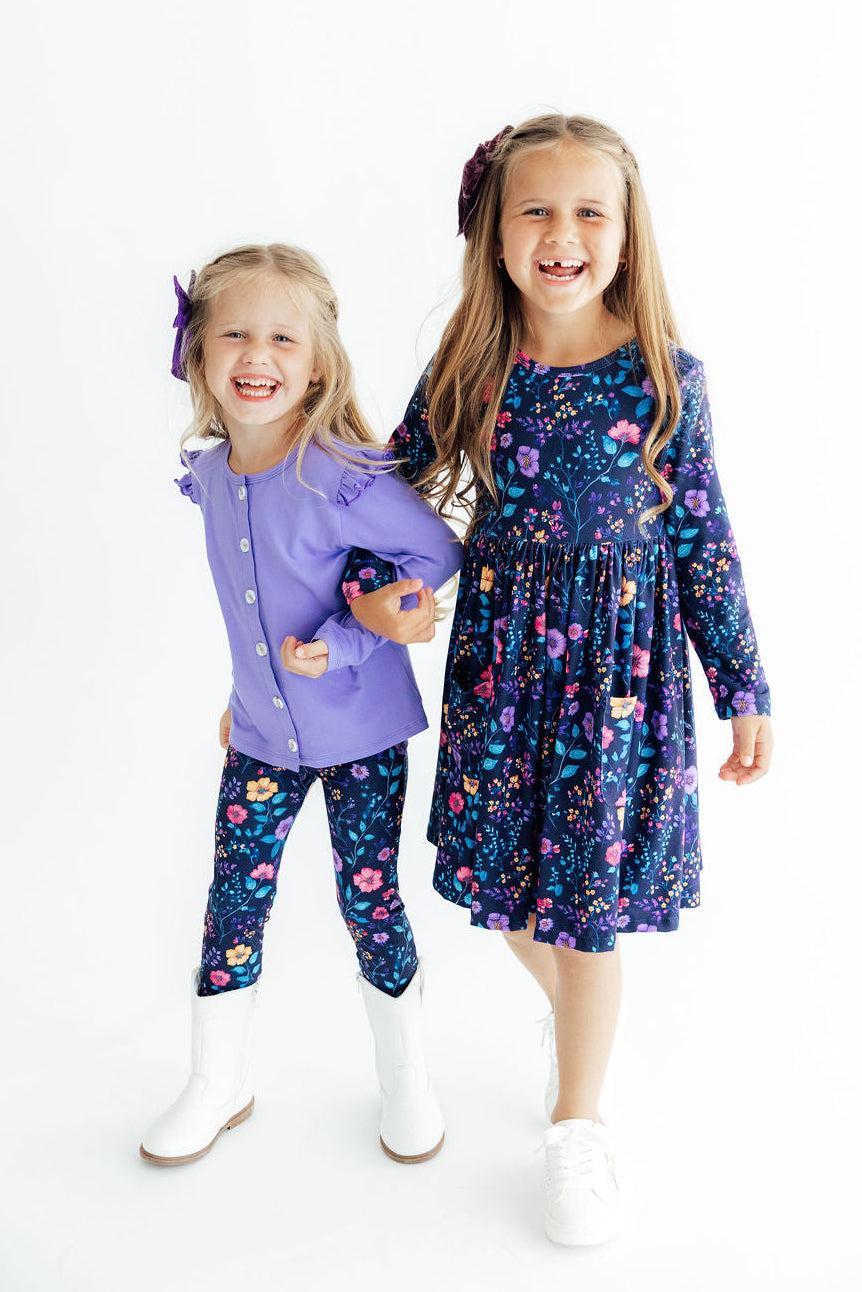 Botanical Beauty L/S Pocket Twirl DressTwirl Dress - L/S - PocketTorqelo.com