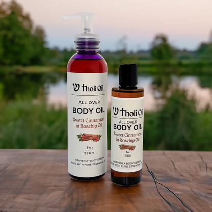 Tholi Oil All Over Body Oil - Made with Almond Oil, Rosehip Oil and Tholi Essential Oils with Vitamin E by Tholi Oil