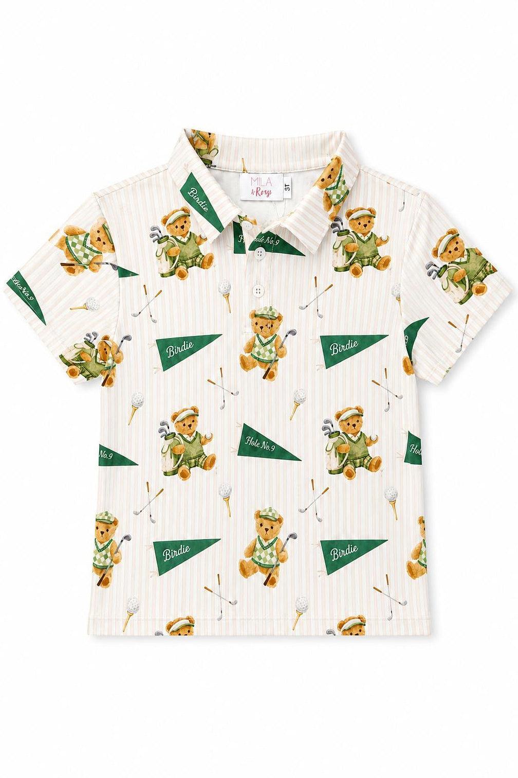 Boys Golfing Bears S/S PoloBoys Polo - S/STorqelo.com