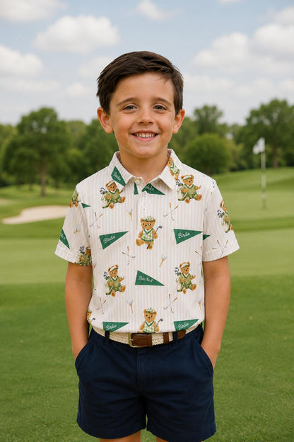 Boys Golfing Bears S/S PoloBoys Polo - S/STorqelo.com