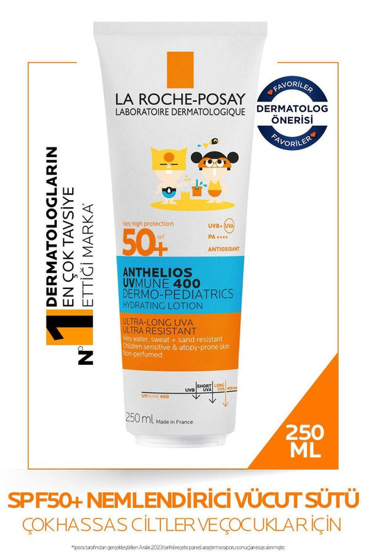 La Roche Posay Anthelios Dermo Pediatrics SPF50+ hydrating milk for kids