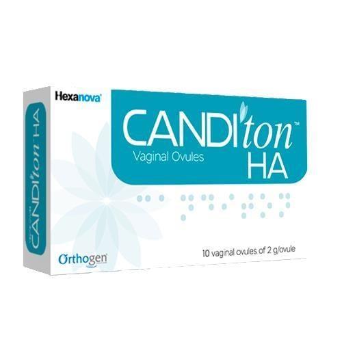 Canditon HA Vaginal Ovules with Hyaluronic Acid 10 x 2 g by Beauty Care Bag