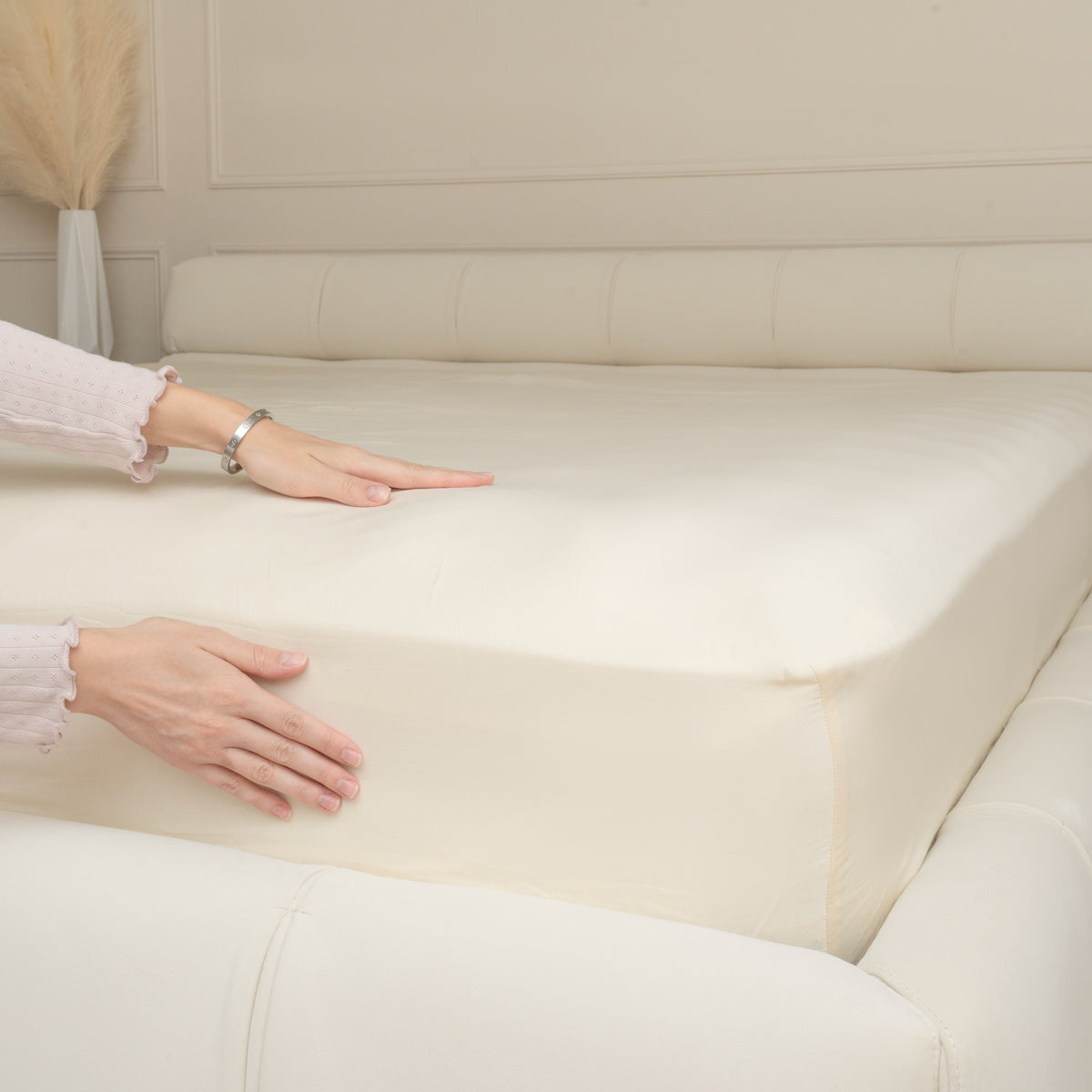 Organic Sateen Fitted Sheet by Organic Cotton Mart