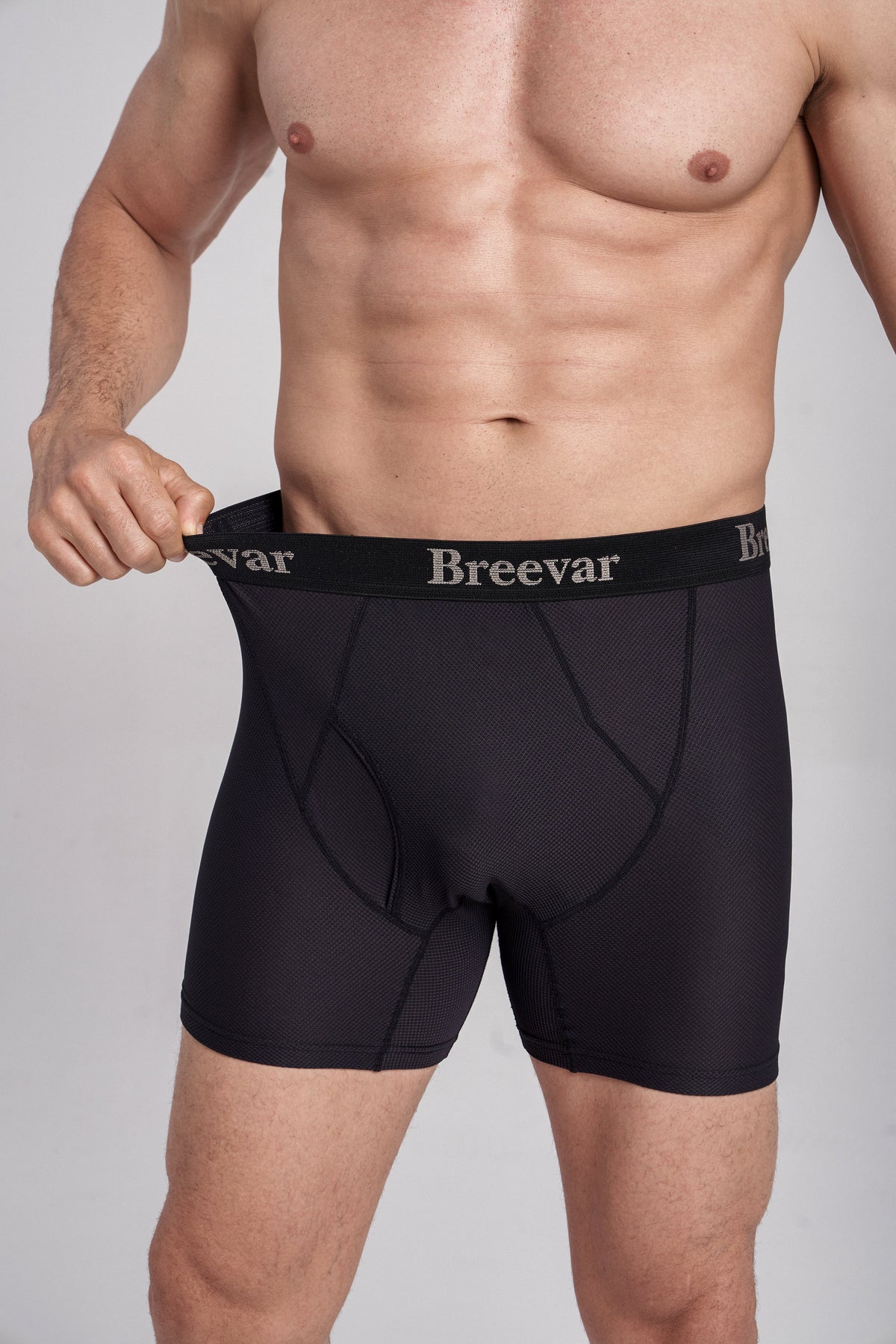 Men's Mesh Performance Quick Dry Boxer Brief by Breevar