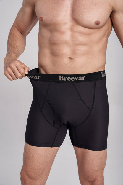 Men's Mesh Performance Quick Dry Boxer Brief by Breevar