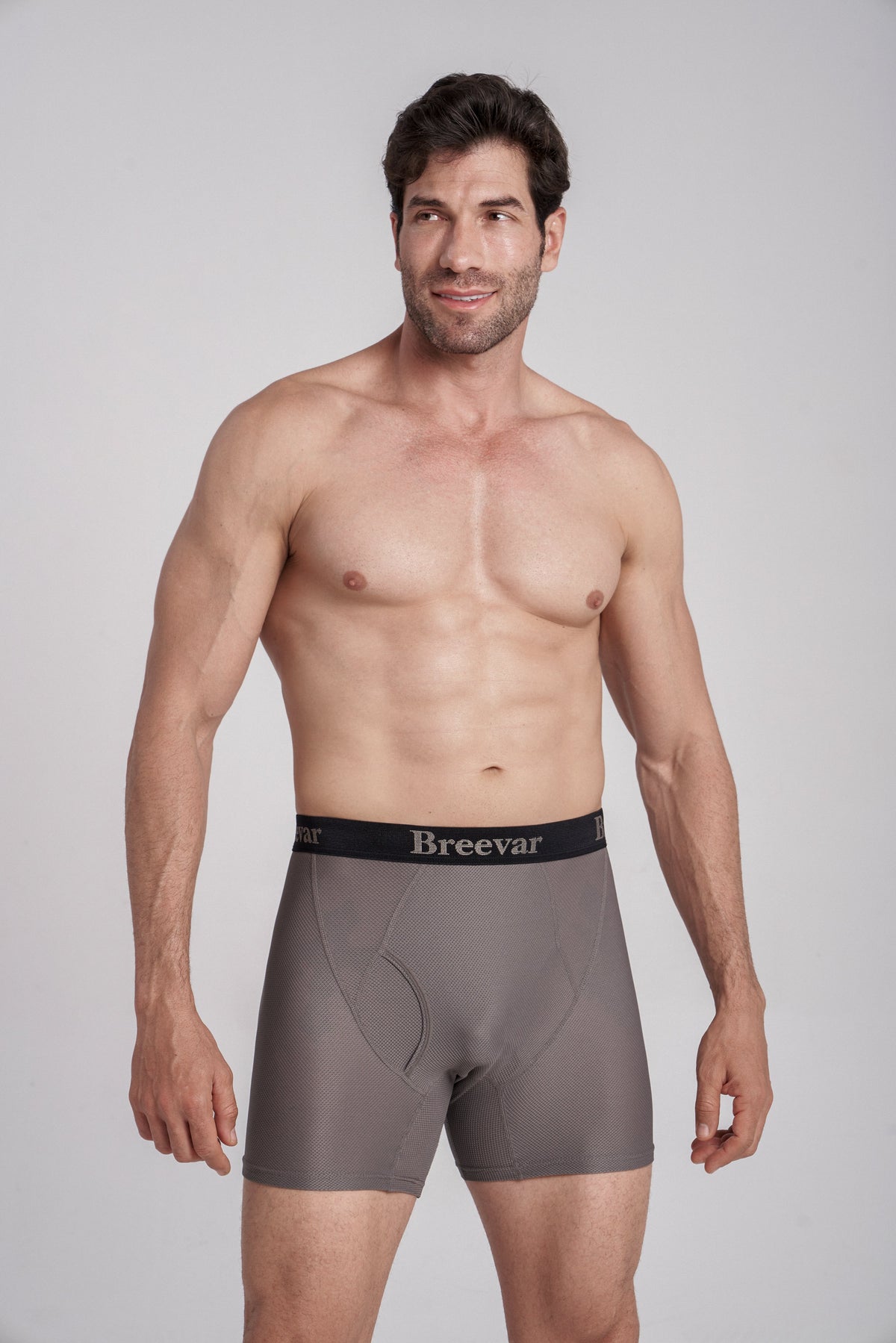 Men's Mesh Performance Quick Dry Boxer Brief by Breevar