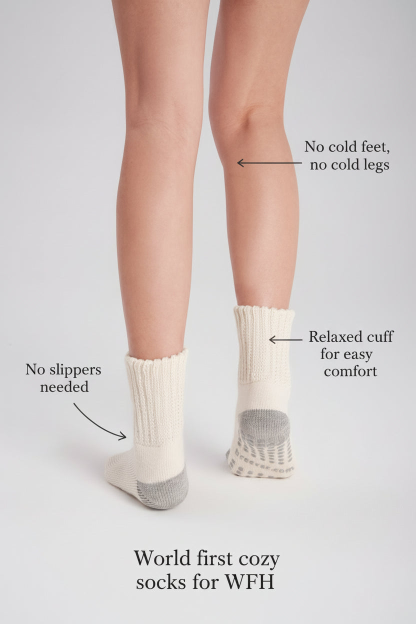 Men's Work From Home Crew Socks by Breevar