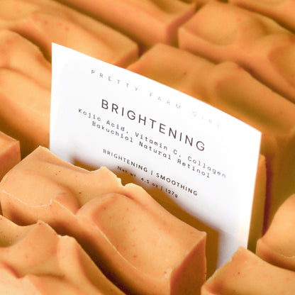 Brightening Vitamin C and Bakuchiol Soap Bar by Pretty farm girl