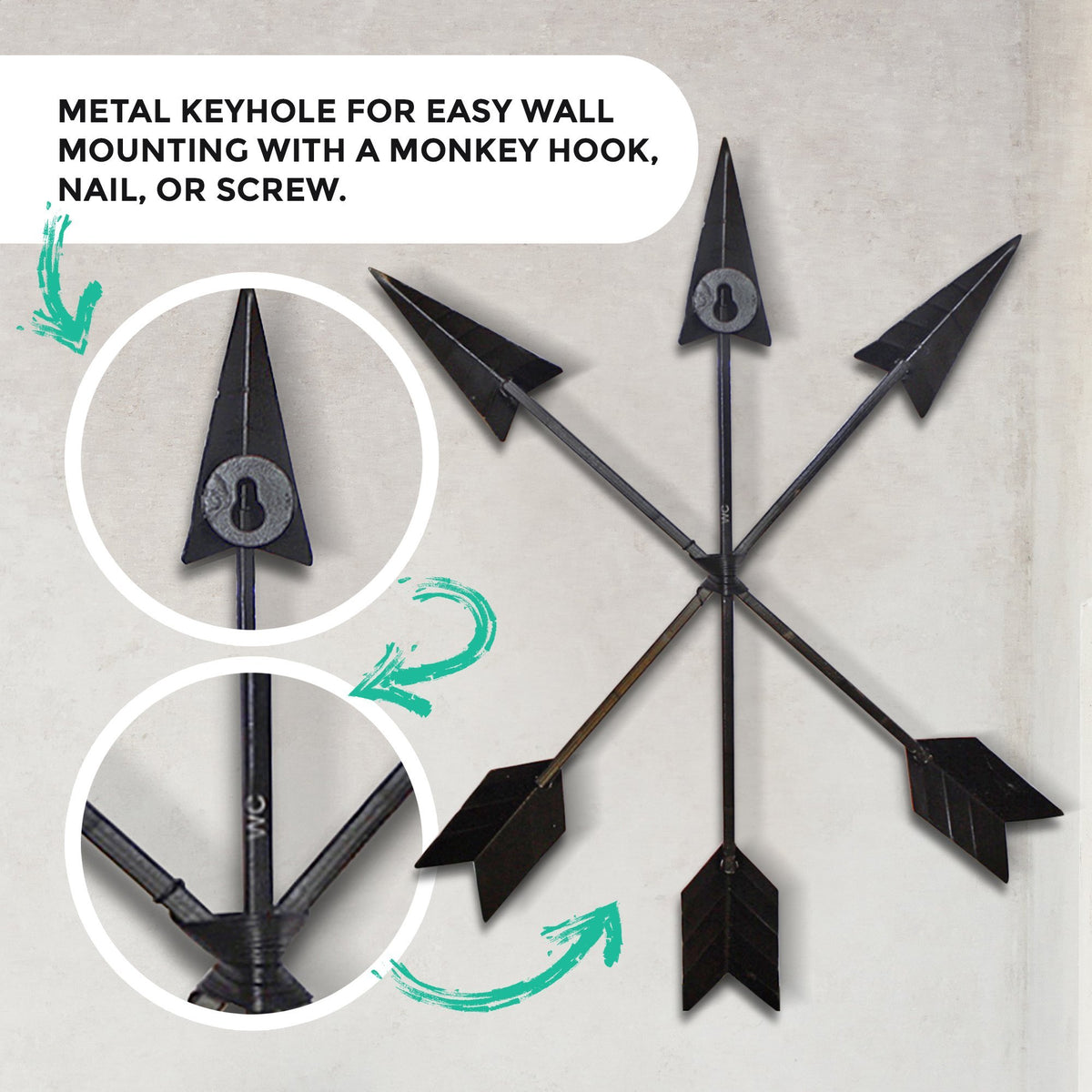 Bronze 3-Set Arrows, 15" by Yellow Icarus
