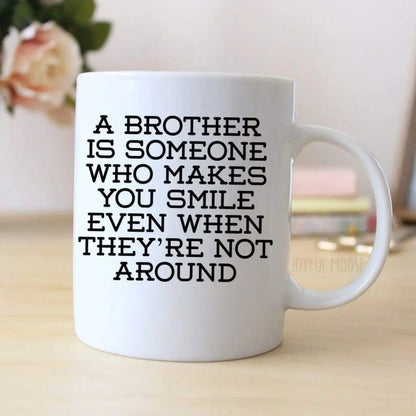 Brother Coffee Mug - Coffee Mug for Brother - Brother Gift - Coffee Mug Gift for Him by Joyful Moose