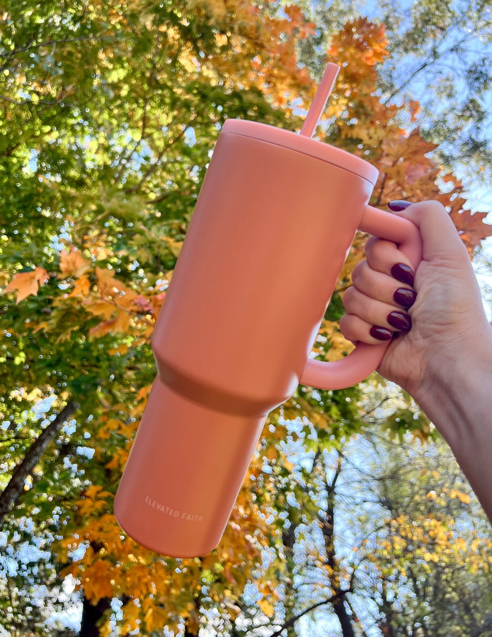 Burnt Orange 40 oz Ascend TumblerTumblerTorqelo.com