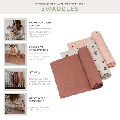 Butterfly Swaddle Set by Parker Baby Co.