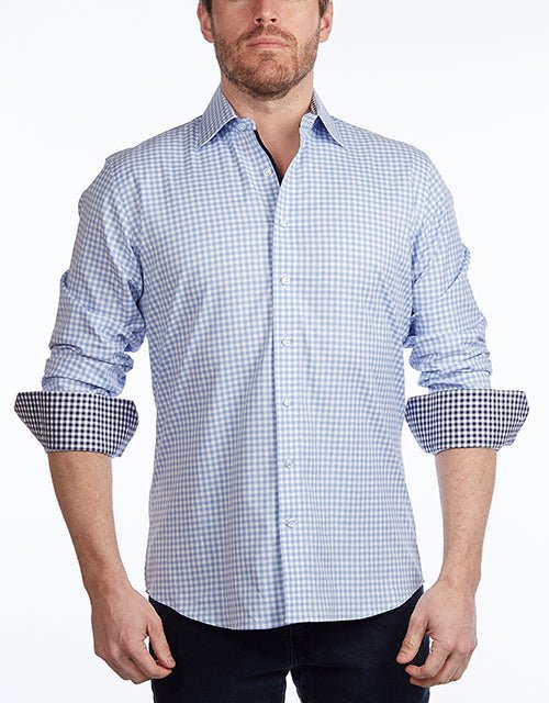 Button-Up Shirt // - Contemporary Fit - Contrast trimming - final sale - Size SmallShirts & TopsTorqelo.com