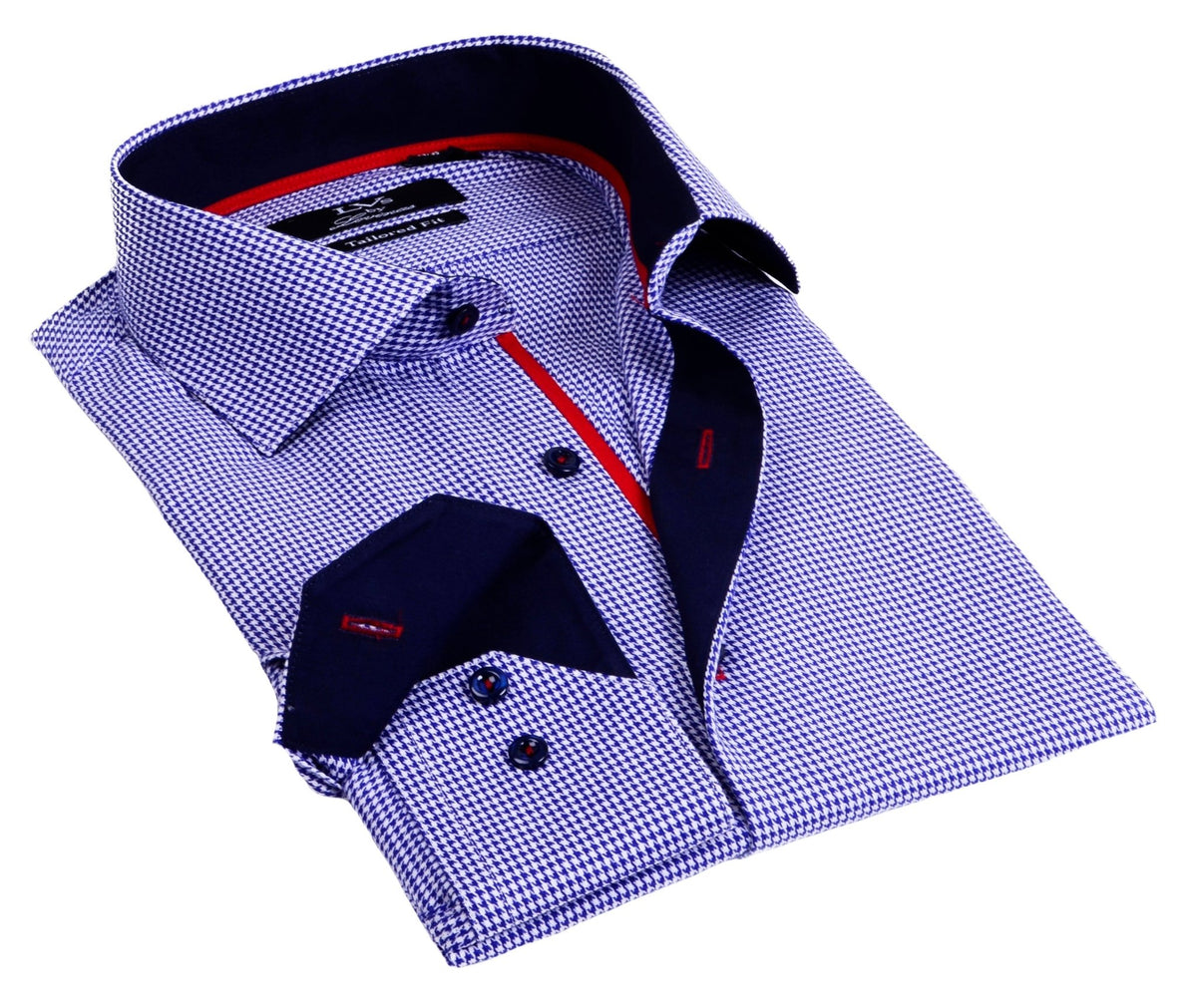 Button-Up Shirt // - Tailored Fit - contrast trimming - final sale - Size SmallShirts & TopsTorqelo.com