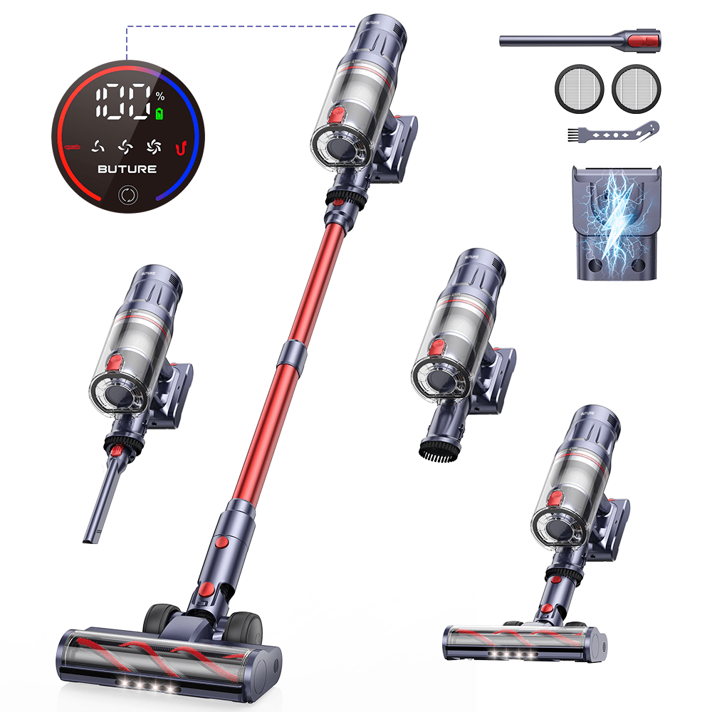 Buture BP20 ZeroTangle Cordless Vacuum | 600W 55KPAVacuum CleanerTorqelo.com