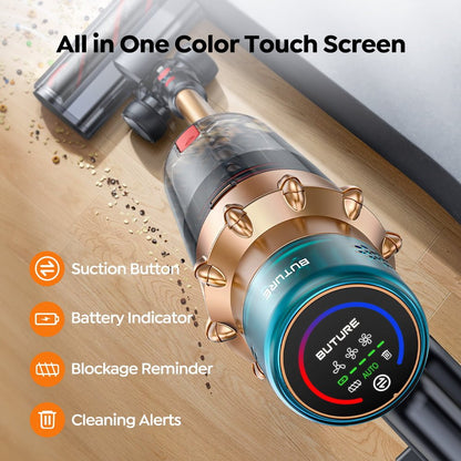 Buture VAC01 Aromatherapy Cordless Vacuum | 600W 50KPAVacuum CleanerTorqelo.com