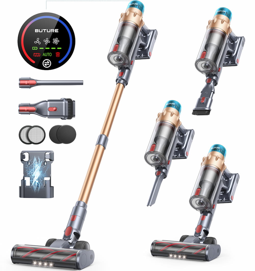 Buture VAC01 Aromatherapy Cordless Vacuum | 600W 50KPAVacuum CleanerTorqelo.com