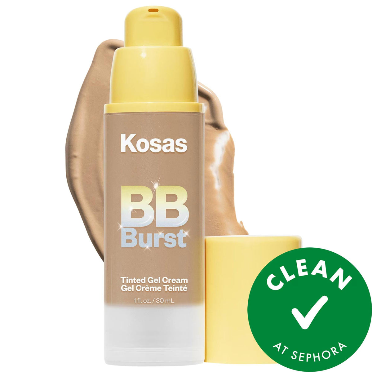 BB Burst Tinted Moisturizer Gel Cream with Copper Peptides - Natural Makeup Coverage & Hydration for Sensitive Skin by Beauty Care Bag