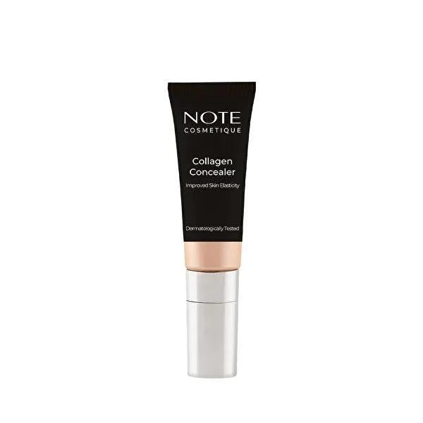 Note Cosmetics Collagen Concealer SPF 20: Anti-Aging, Brightening Under Eye & Blemish Cover - Reduce Wrinkles, Protect from Sun Damage by Beauty Care Bag
