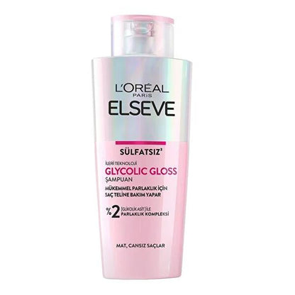 Loreal Elseve Glycolic Gloss Sulfate-Free Shampoo: Achieve Mirror-Like Shine & Gentle Cleansing With Glycolic Acid for Hair Strength by Beauty Care Bag