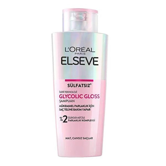 Loreal Elseve Glycolic Gloss Sulfate-Free Shampoo: Achieve Mirror-Like Shine & Gentle Cleansing With Glycolic Acid for Hair Strength by Beauty Care Bag