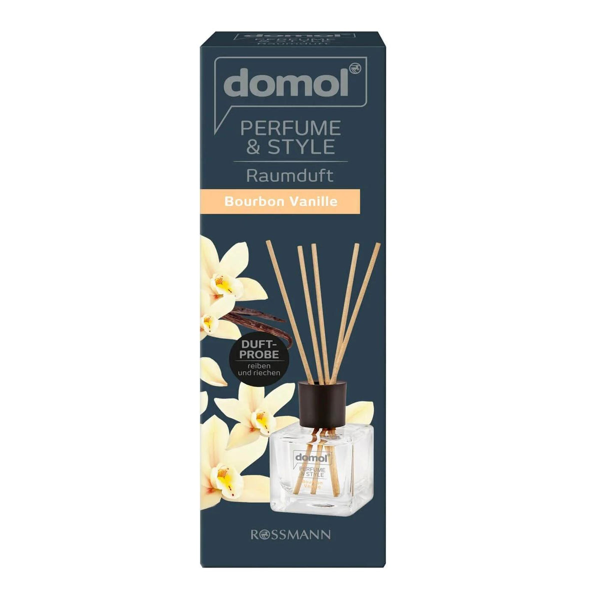 Domol Bourbon Vanilla Reed Diffuser for Home 50 ml by Beauty Care Bag