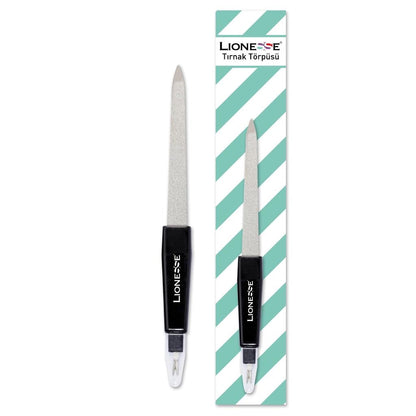 Lionesse TT-119/6 Nail File for Smooth Shaping 1 Count by Beauty Care Bag