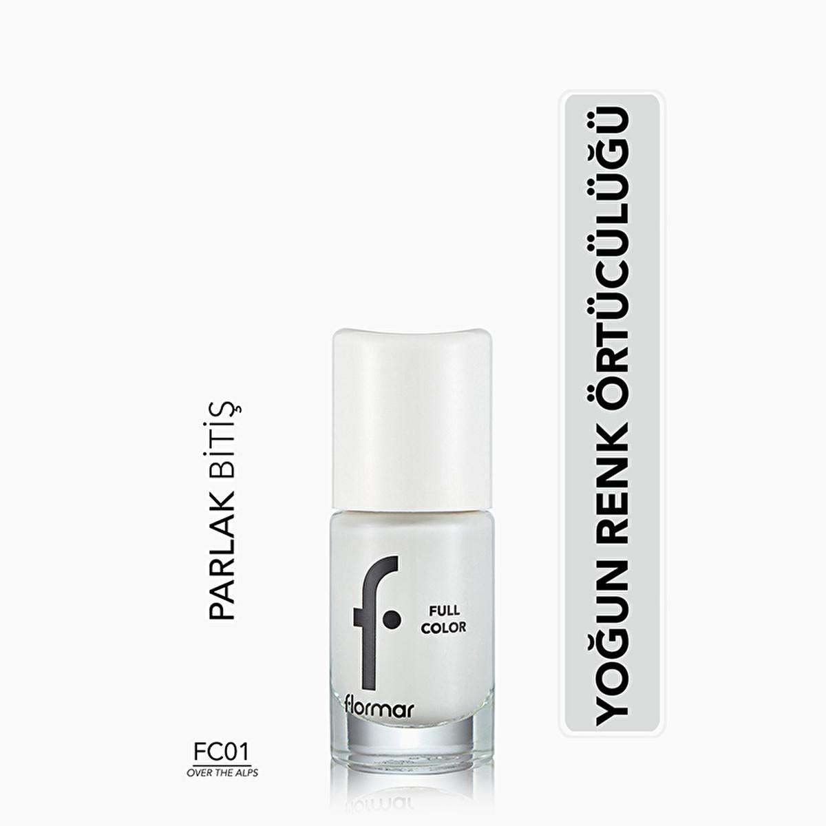 Flormar Full Color Extra Pigmented Nail Polish - High Pigmentation Nail Polish for Vibrant Color by Beauty Care Bag