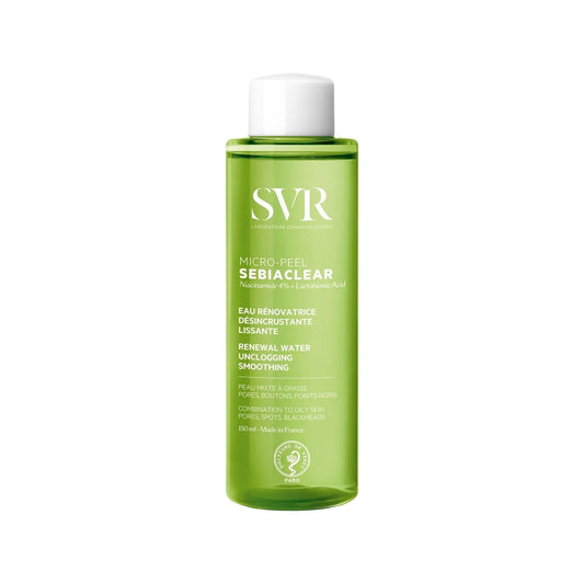 SVR Sebiaclear Micro Peel: Pore Tightening Toner with Salicylic & Niacinamide for Blackhead & Acne Treatment, Refining & Exfoliating Skin Texture by Beauty Care Bag