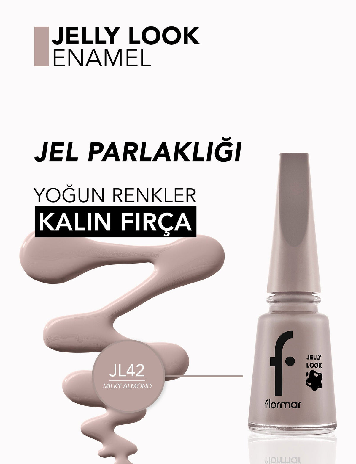 Flormar Jelly Look Nail Enamel High-Shine Gel Polish 11ml by Beauty Care Bag