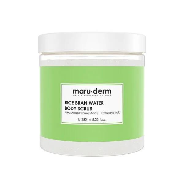 Maruderm brightening body scrub with AHA and hyaluronic acid, 8.45 fl oz