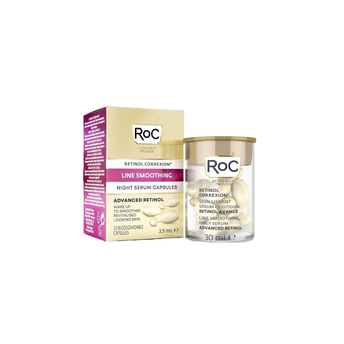 RoC retinol anti-wrinkle capsule serum, 10 capsules