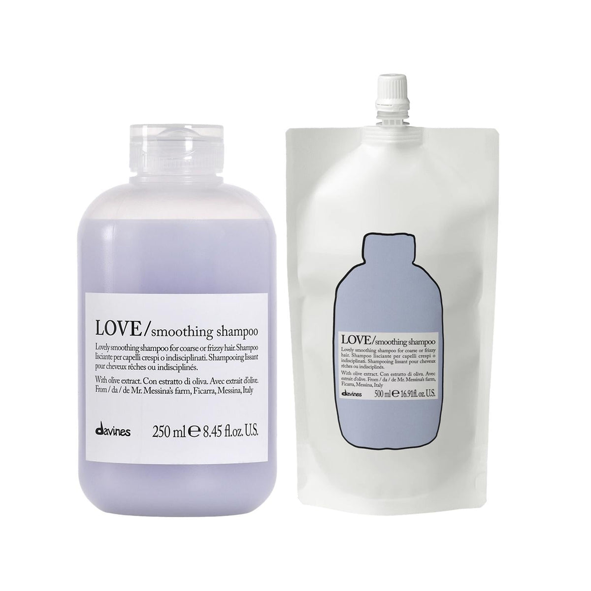 Davines Love Smoothing Shampoo for Frizzy Hair 250 ml by Beauty Care Bag