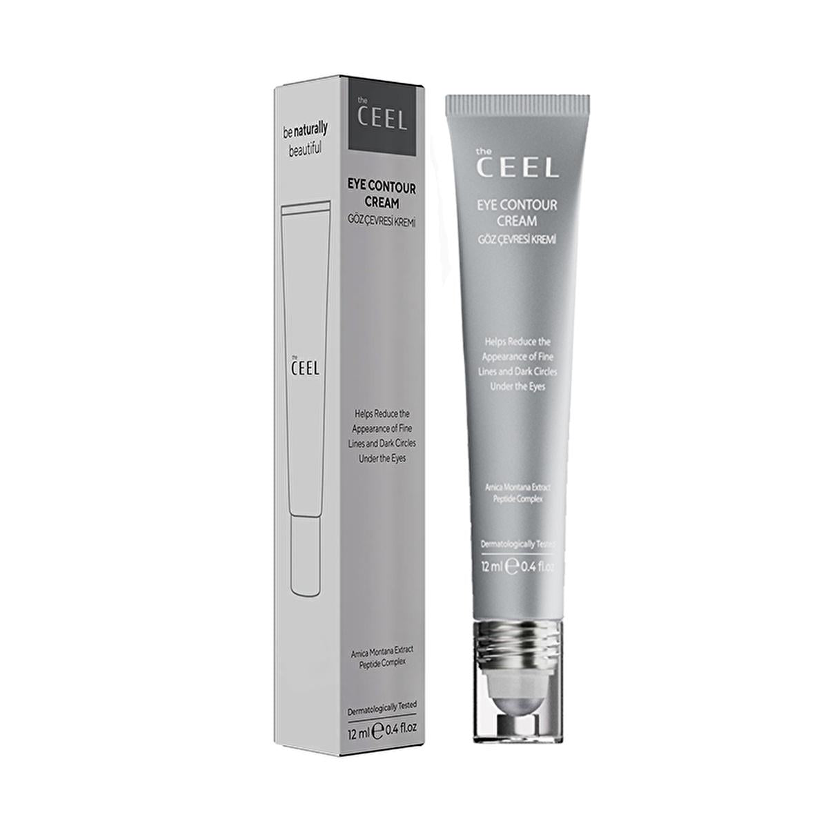The Ceel: Advanced Peptide Eye Cream - Reduce Dark Circles & Fine Lines - Hydrating, Anti-Aging, with Cooling Applicator by Beauty Care Bag