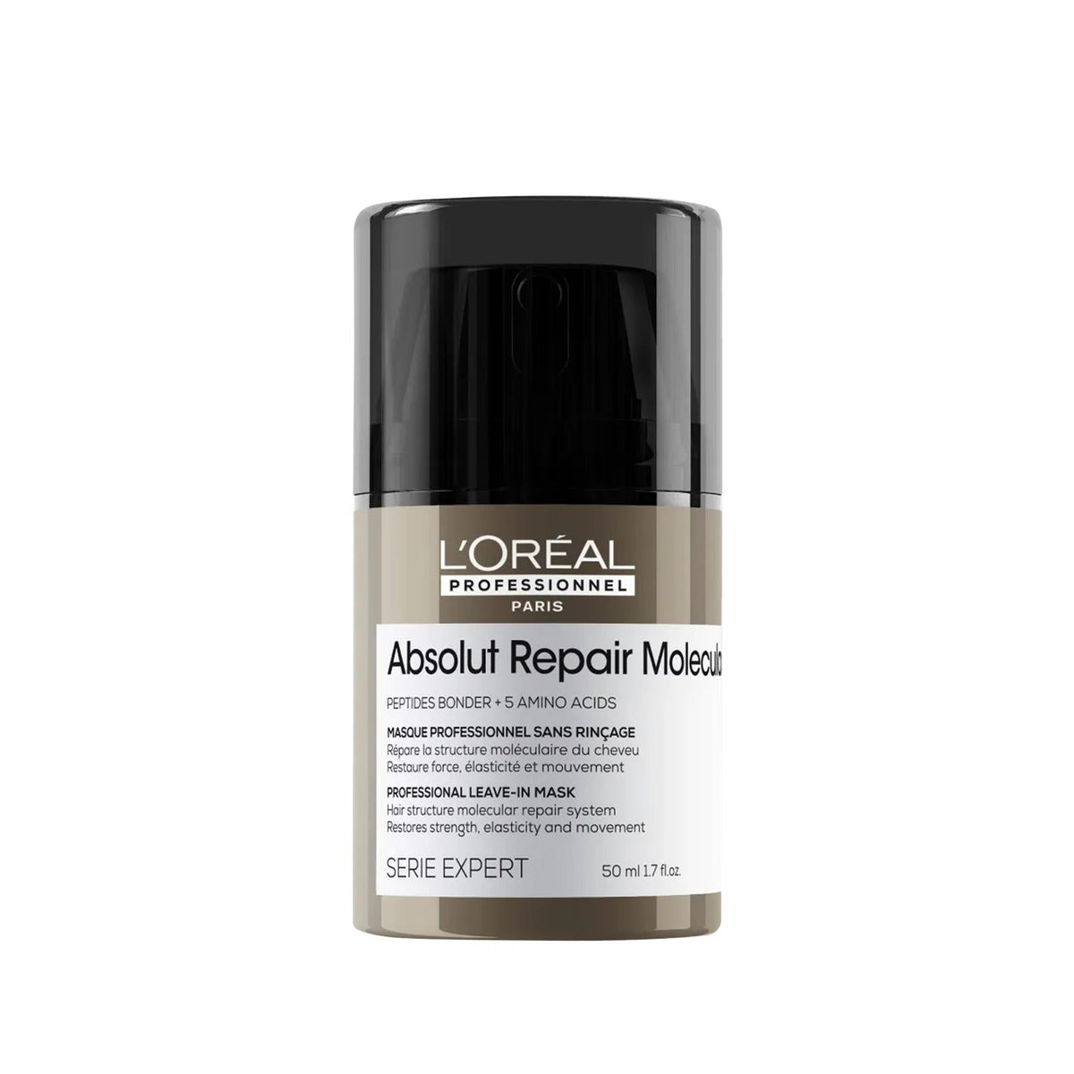 Loreal Professionnel Absolut Repair Molecular Hair Mask: Deeply Repairs Damaged Hair, Leave-In Treatment for Split Ends & Weak Hair - Professional Grade by Beauty Care Bag