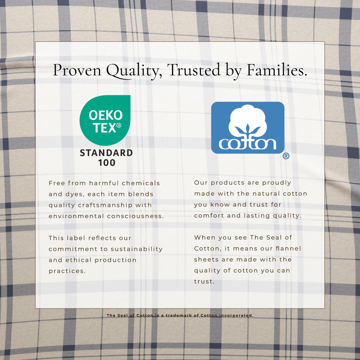 Turkish Cotton Flannel Sheet Set - Plaid & Stripe Collection by Great Bay Home